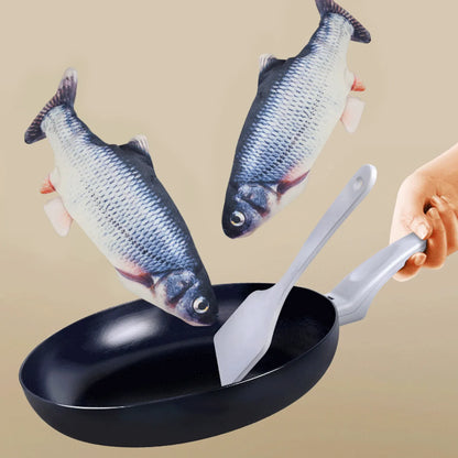 USB Rechargeable Electric Flopping Fish Cat Toy - close-up