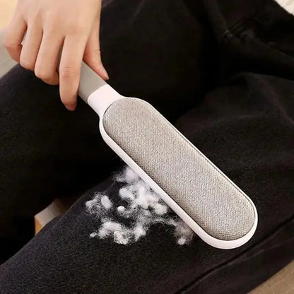 Reusable Double-Sided Pet Hair Remover Brush - close-up