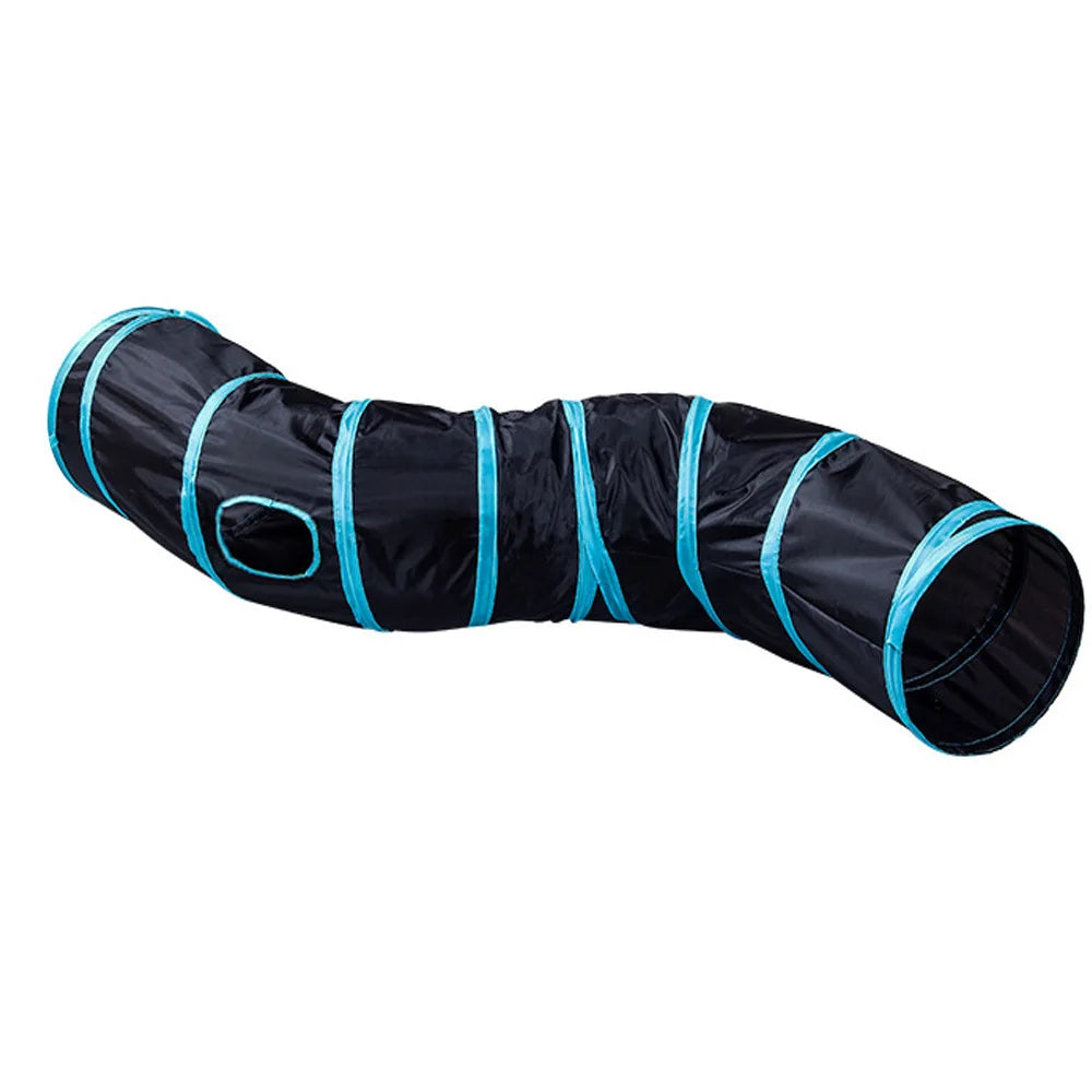 Foldable Cat Tunnel with Crinkle Paper for Indoor Play - view 14