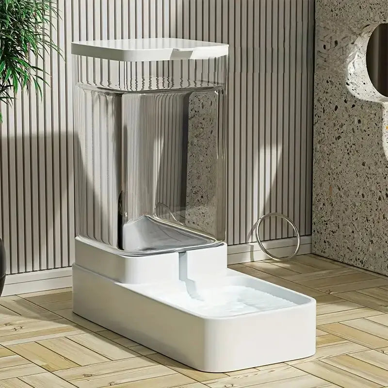 Gravity Feed Pet Food and Water Dispenser Set - Water dispenser 3.8L