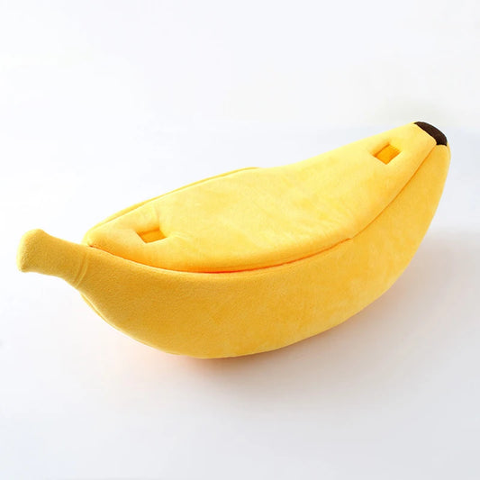 Cozy Banana-Shaped Cat Bed and Kennel