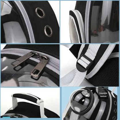Transparent Bubble Capsule Pet Carrier Backpack - detail