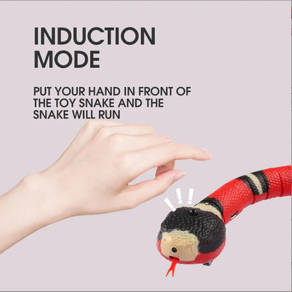 Automatic Smart Sensing Snake Cat Toy - close-up