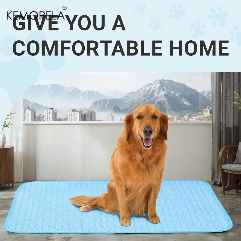 Summer Cooling Mat and Bed for Dogs and Cats - side view