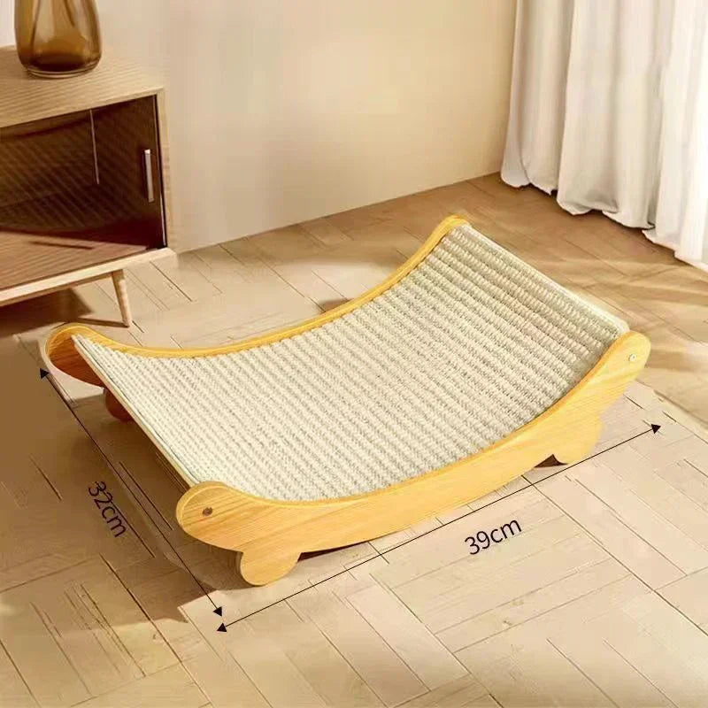 Detachable Cat Scratch Board with Sleeping Bed - S