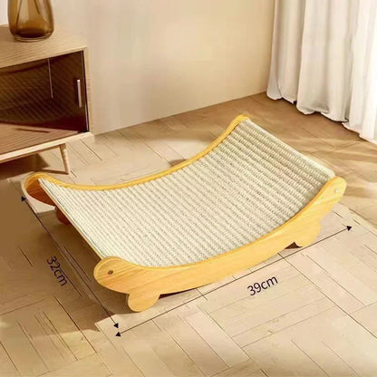 Detachable Cat Scratch Board with Sleeping Bed - S