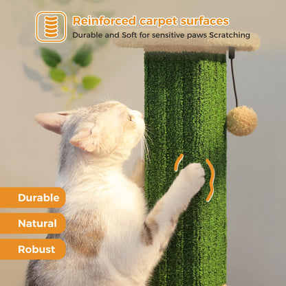 Large Sisal Cat Scratching Post with Dangling Ball - view 13