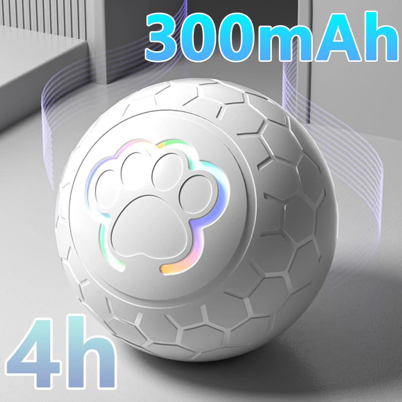 Smart Bouncing Dog Toy Ball with RGB Lights