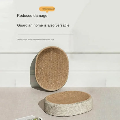 2-in-1 Oval Sisal Cat Scratcher and Bed - view 15