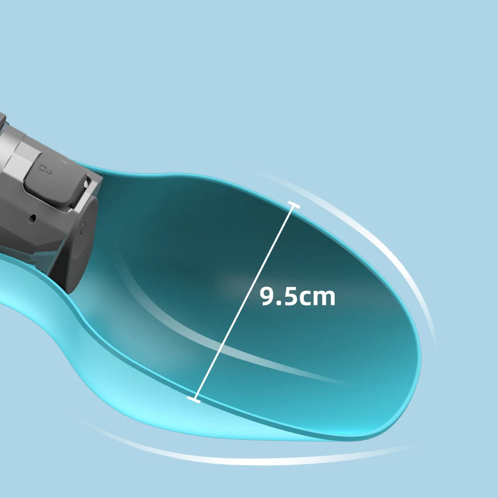 800ml Portable Dog Water Bottle for Travel - in use