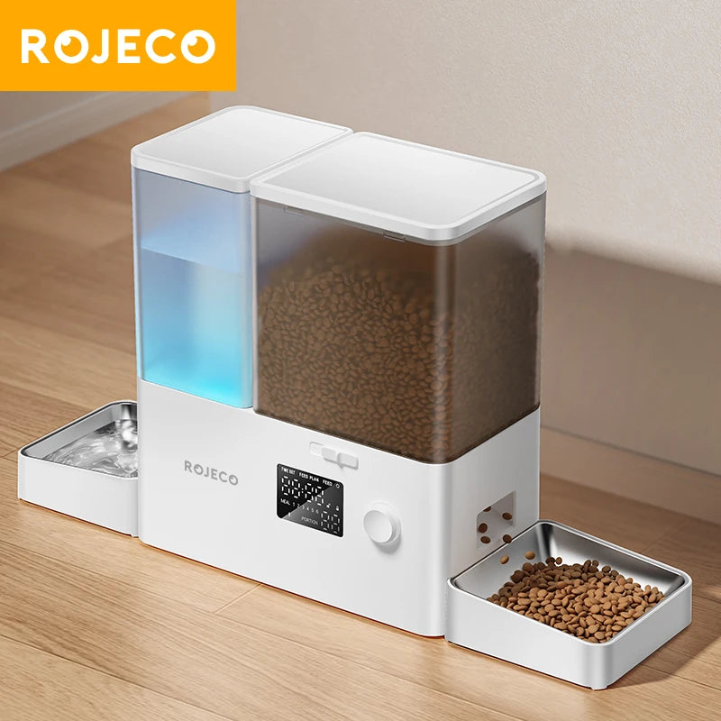 2-in-1 Automatic Pet Feeder and Water Fountain (8.5L)