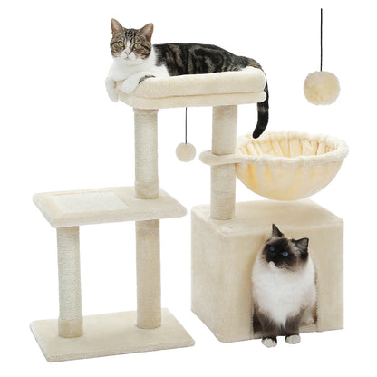 Cat Activity Tree with Hammock and Removable Perch - view 19