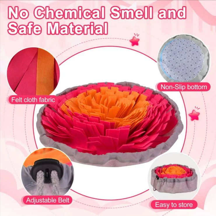 Washable Felt Snuffle Mat for Dog Slow Feeding and Training - view 16