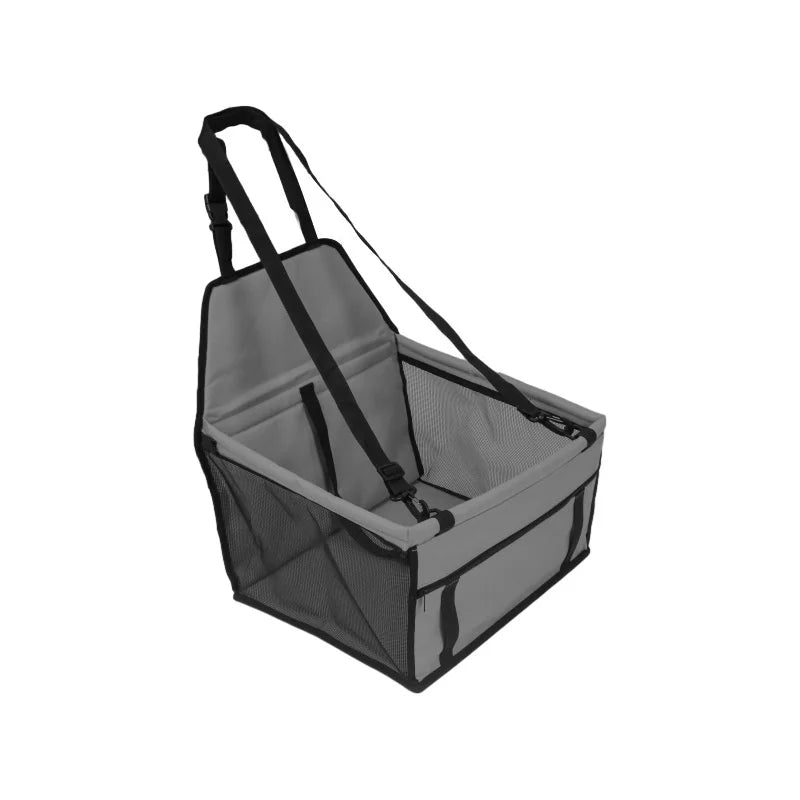 Foldable Dog Car Seat Cover and Travel Hammock - Dark Grey
