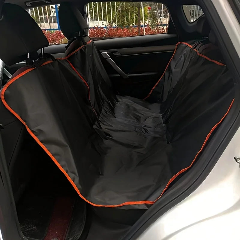 Scratchproof Oxford Dog Car Seat Cover Hammock - close-up
