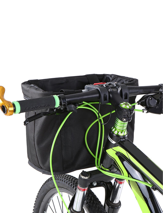Removable Bicycle Pet Carrier Basket for Dogs and Cats - side view
