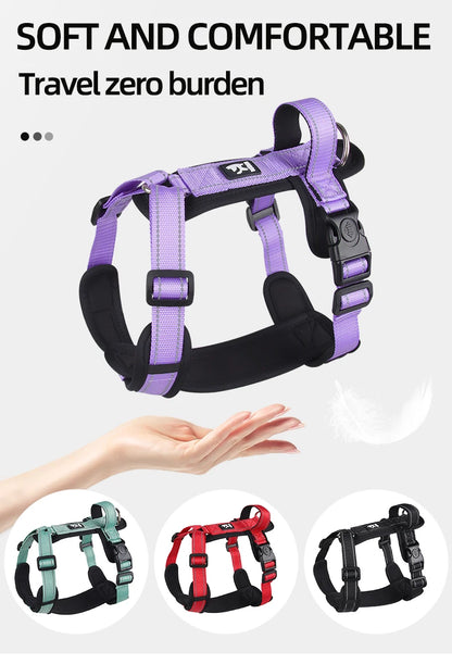 Escape-Proof Dog Harness with Control Handle - from above