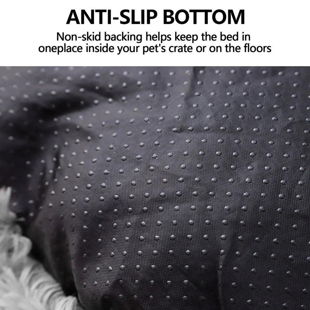 Warm Plush Cat and Dog Sleeping Nest - feature view