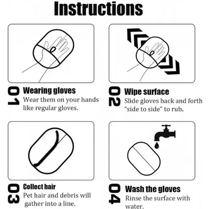 Washable Pet Hair Remover Gloves - view 13