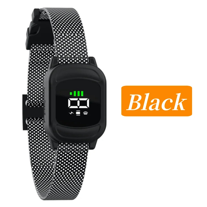 Waterproof Auto Anti-Barking Dog Collar (USB-C Rechargeable) - 016-NL-Black