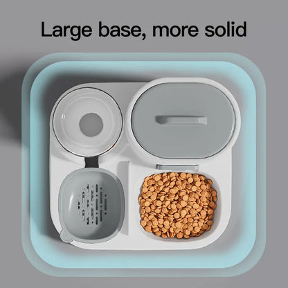 Spill-Proof Gravity Cat Water Dispenser and Feeder - from above