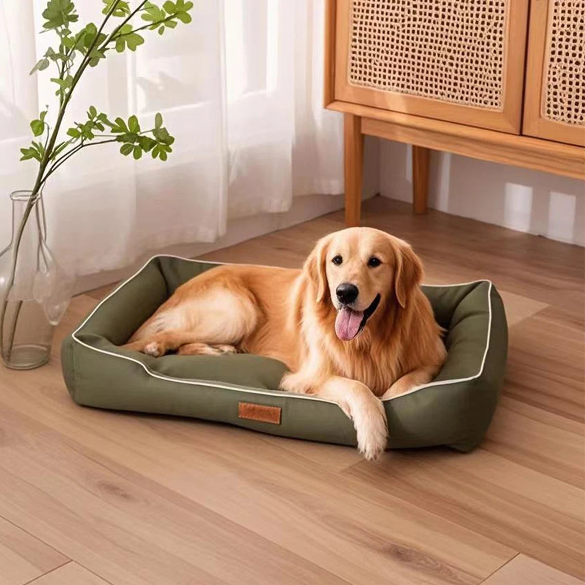 Bite-Resistant Waterproof Dog Bed for Large Dogs - feature view