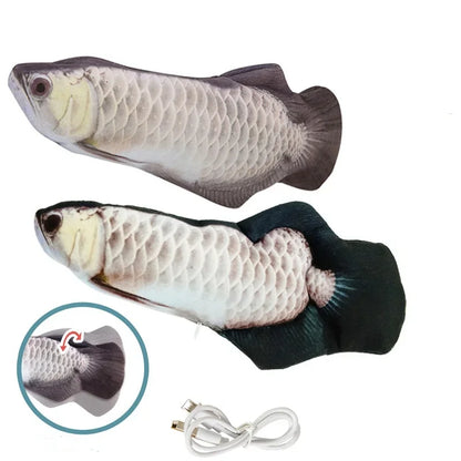 USB Rechargeable Electric Flopping Fish Cat Toy - 08