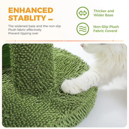 Cactus Cat Tree with Condo, Hammock and Toys - view 16