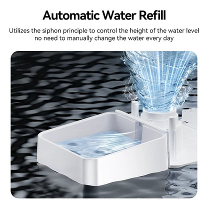 2-in-1 Automatic Pet Feeder and Water Fountain (8.5L) - detail