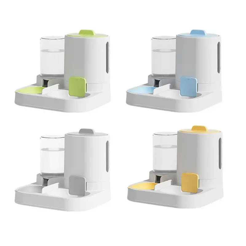 Spill-Proof Gravity Cat Water Dispenser and Feeder - lifestyle