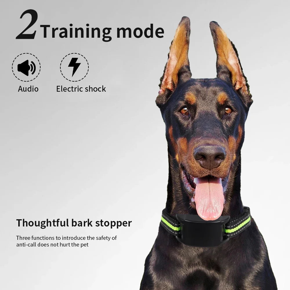 Rechargeable Anti-Bark Dog Training Collar - size reference