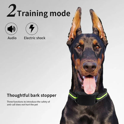 Rechargeable Anti-Bark Dog Training Collar - size reference