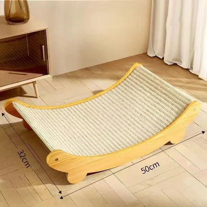 Detachable Cat Scratch Board with Sleeping Bed - L