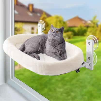 Winter Cat Window Hammock with Suction Cups - alternate angle