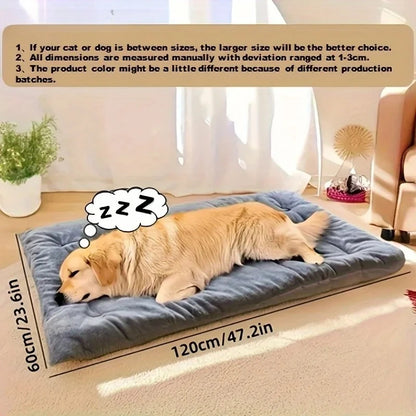 Large Plush Dog Sofa Bed and Crate Mat - lifestyle
