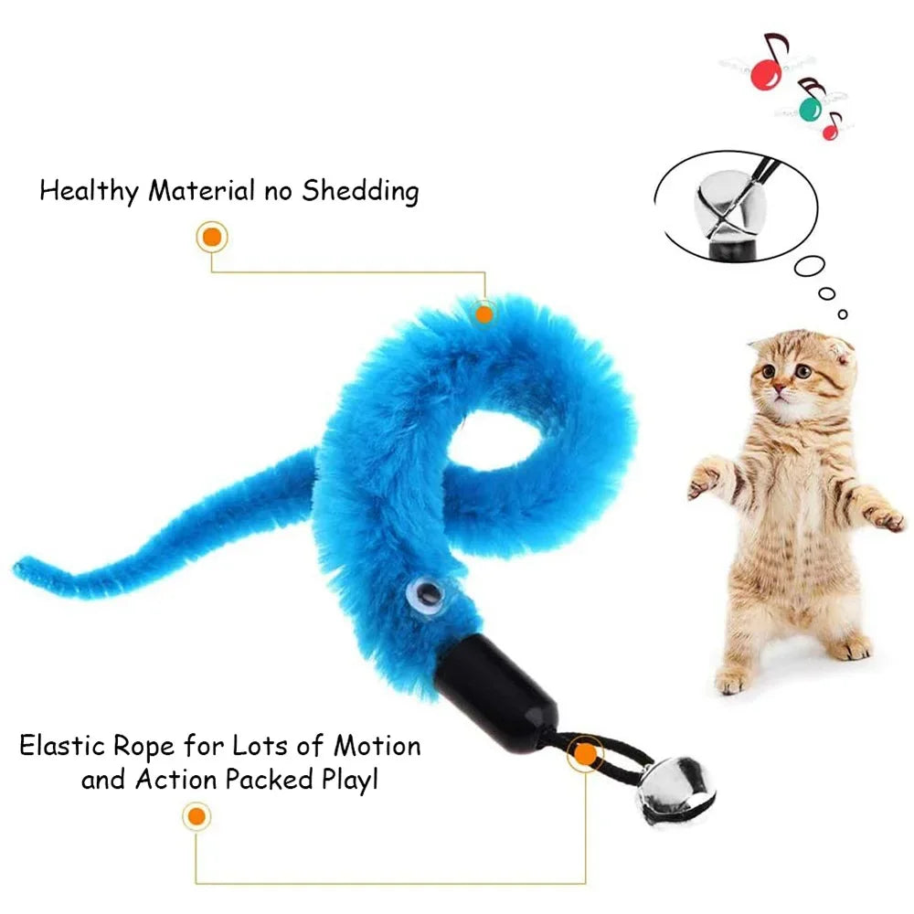 Interactive Cat Wand Worm Refill Attachments - alternate angle