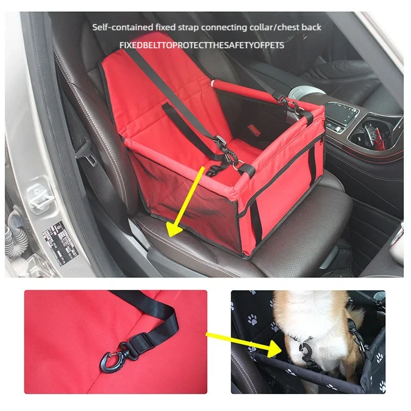 Foldable Dog Car Seat Cover and Travel Hammock - detail