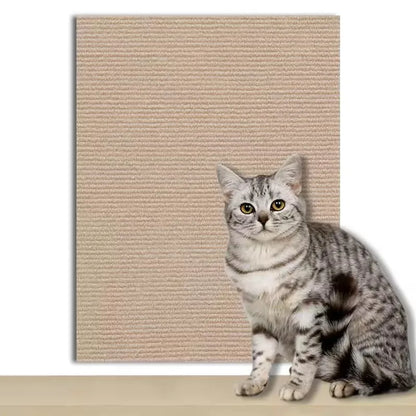 Self-Adhesive Cat Scratcher Sofa Protector - Khaki / 40X200CM