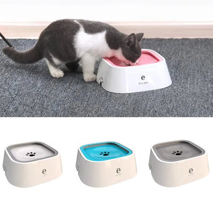 Anti-Spill Floating Pet Drinking Bowl