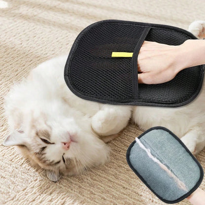 Washable Pet Hair Remover Gloves - from above