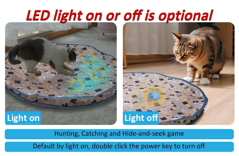 Interactive Motion Cat Toy Ball with Hide and Seek Pouch - view 14