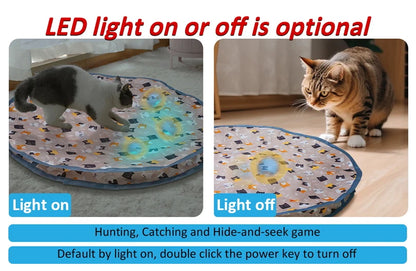 Interactive Motion Cat Toy Ball with Hide and Seek Pouch - view 14