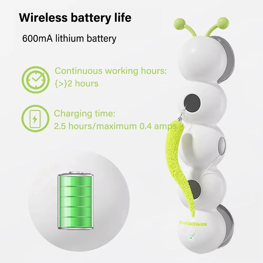 Whack-a-Worm Motion Activated Cat Toy - lifestyle