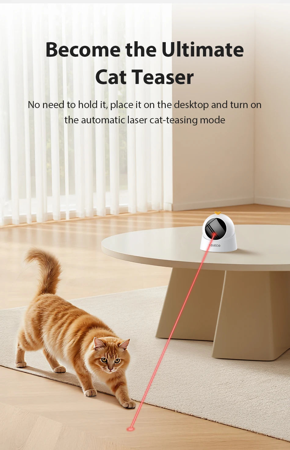 Automatic 360 Degree Laser Cat Toy - view 11