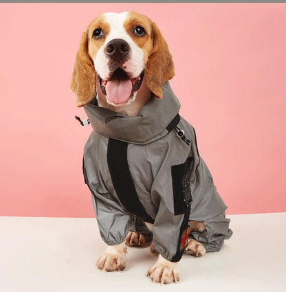 Reflective Sun-Protective Dog Raincoat Jumpsuit - view 22