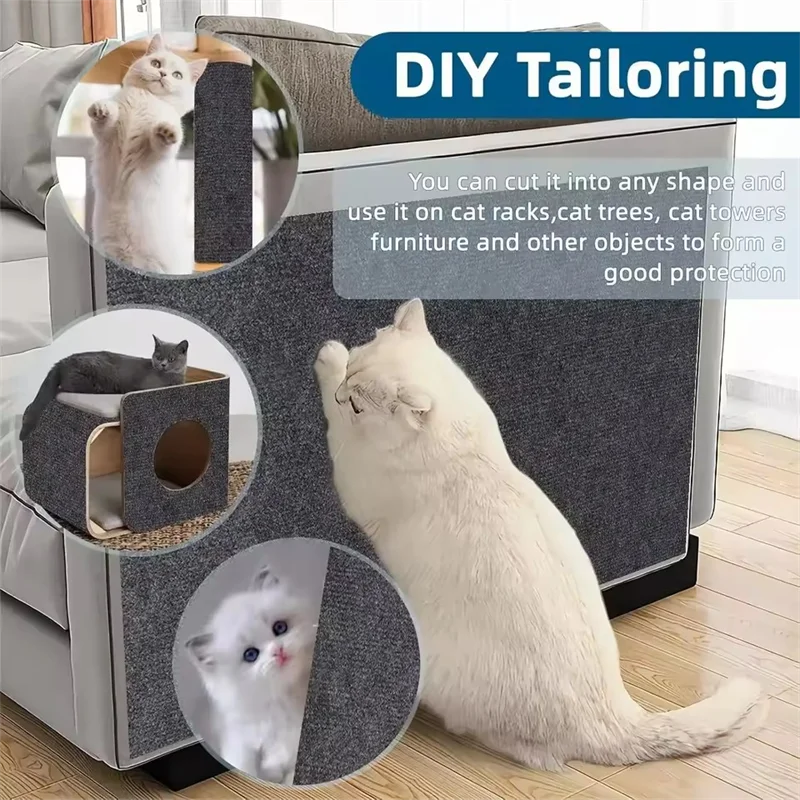 Self-Adhesive Cat Scratcher Sofa Protector - close-up