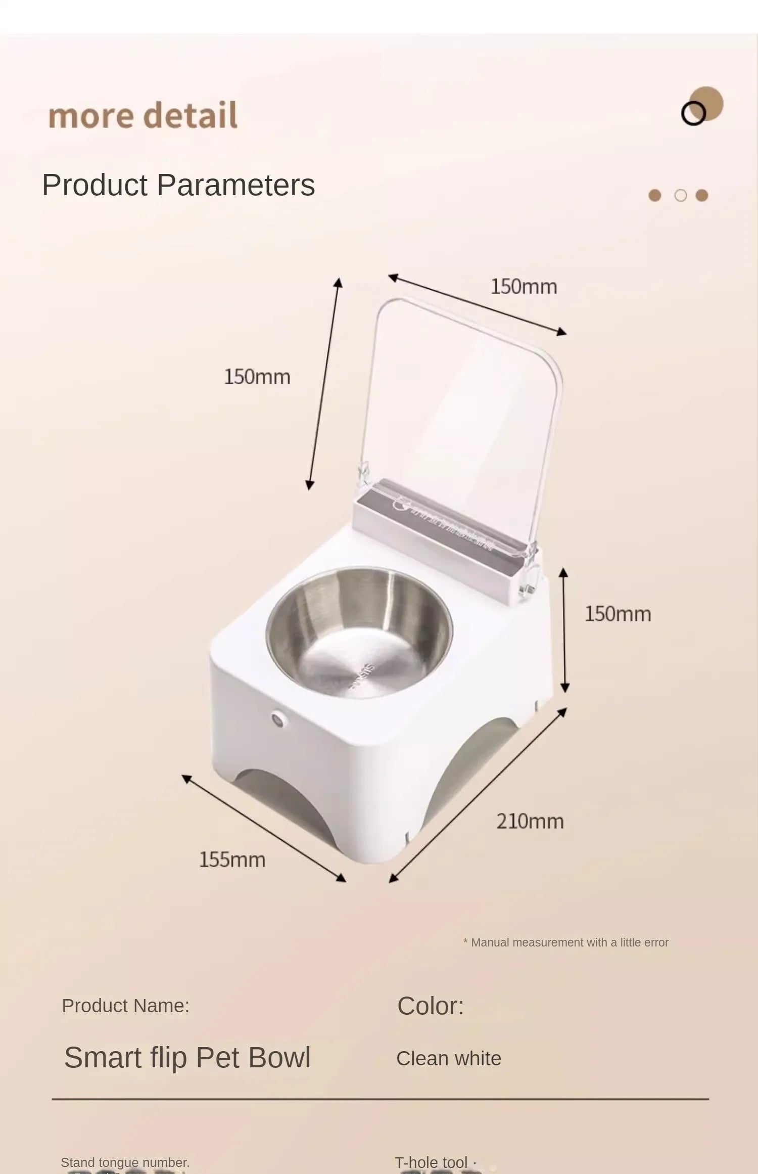 Smart Cat Food Bowl with Infrared Sensor Auto-Open Lid - view 26