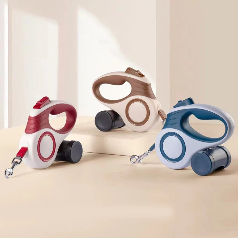 Automatic Retractable Leash for Small Dogs and Cats - in use