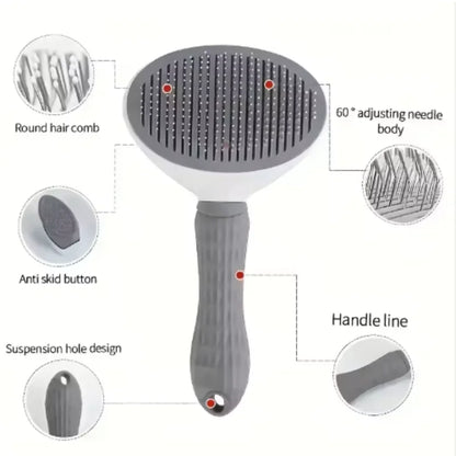 Self-Cleaning Needle Pet Comb for Cats and Dogs - view 27