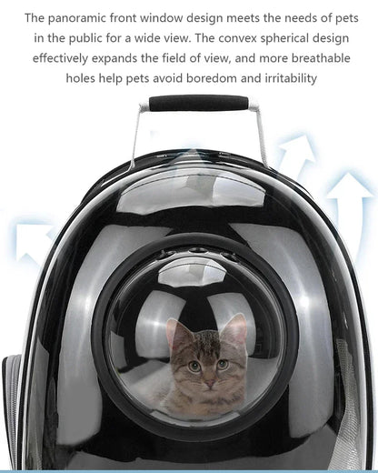 Transparent Bubble Capsule Pet Carrier Backpack - size reference
